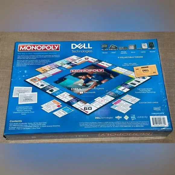 Dell technologies, Monopoly board game,new in box